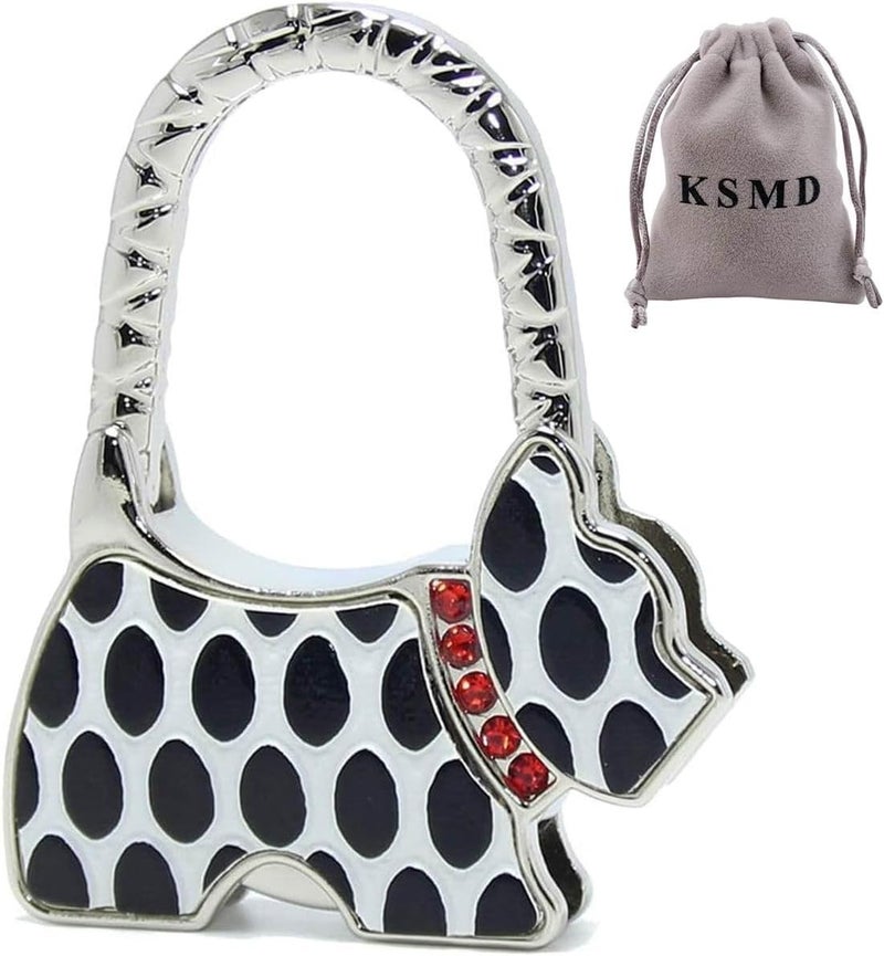 KSMD Purse Hooks for Table and Bars,Portable Purse Hanger Organizers Hooks Handbag Holder Pocketbook Holder Bag Storage for Desk Bag Hook,Foldable Folding Table Hook Hanger - Image 1